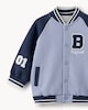 image 3 of F&F Baby 2-Piece Cotton Rich Varsity Set in Navy