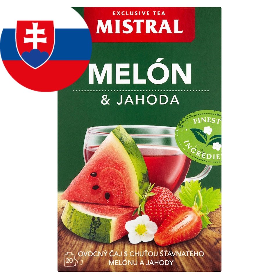 obrázok 1 z Mistral Melón & jahoda ovocný čaj 40 g