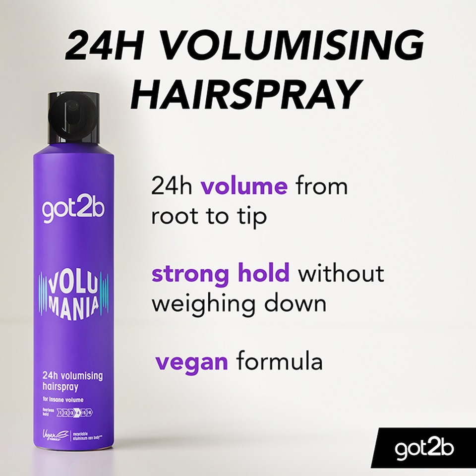 image 1 of Got2b Volumania 24h Volumising Hairspray 300ml