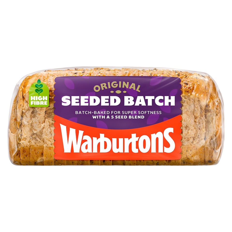 image 1 of Warburtons Thick Sliced Seeded Batch Bread 800g