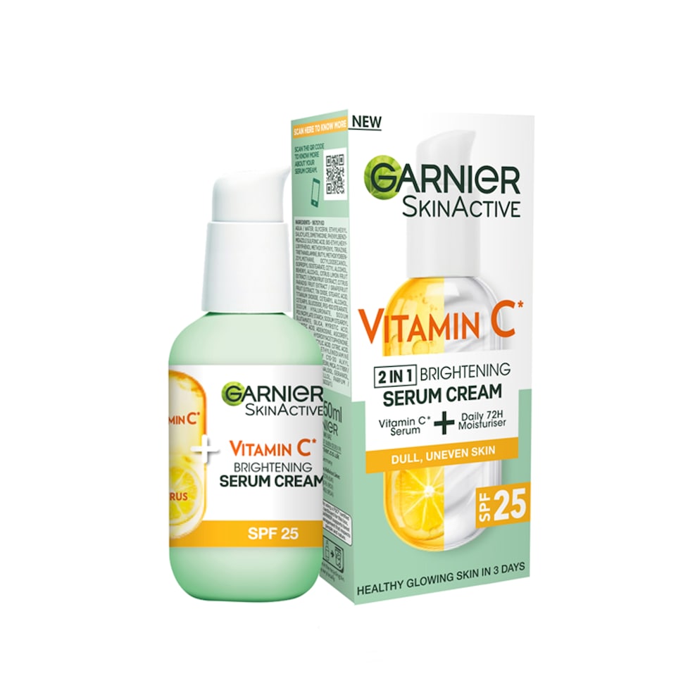 image 1 of Garnier Skin Active Vitamin C Brightening Serum Spf25 50Ml