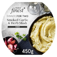 Tesco Finest Smoked Garlic & Herb Mash 450g