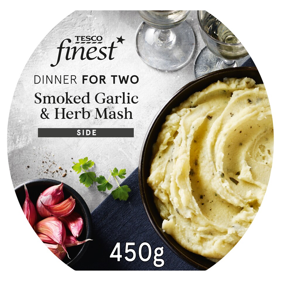 Tesco Finest Smoked Garlic & Herb Mash 450g