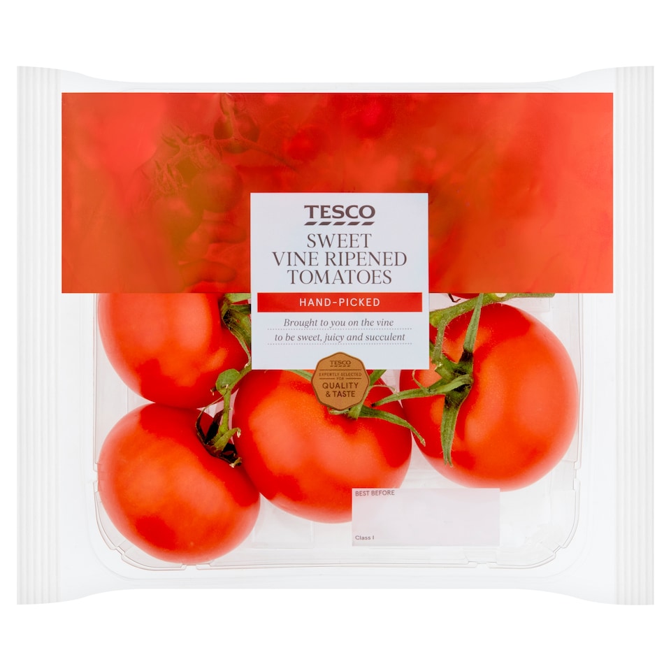 image 1 of Tesco Sweet Vine Ripened Tomatoes 750G