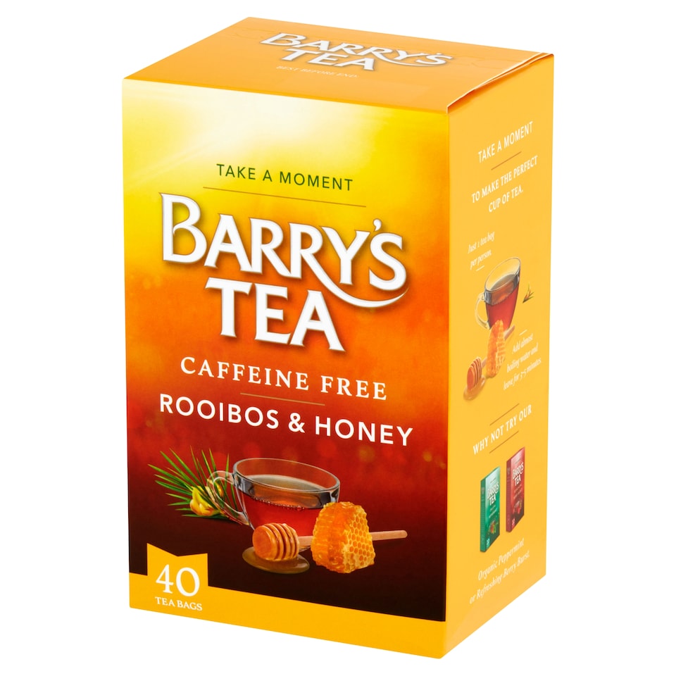 Barry's Tea Rooibos And Honey 40S Teabag