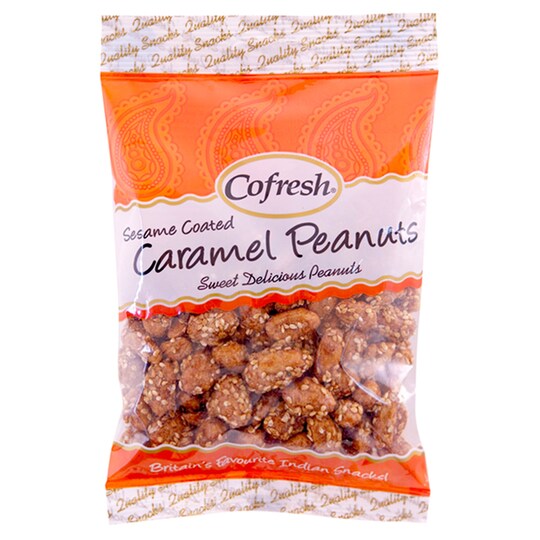 Cofresh Sesame Coated Caramel Peanuts 175G Tesco Groceries