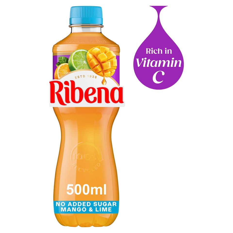 image 1 of Ribena Mango & Lime 500Ml