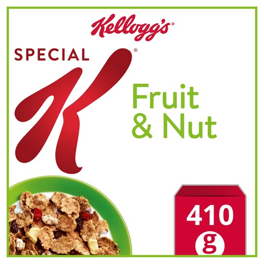 Kelloggs SPL K Fruit & Nut Cereal 410 g Tesco Groceries