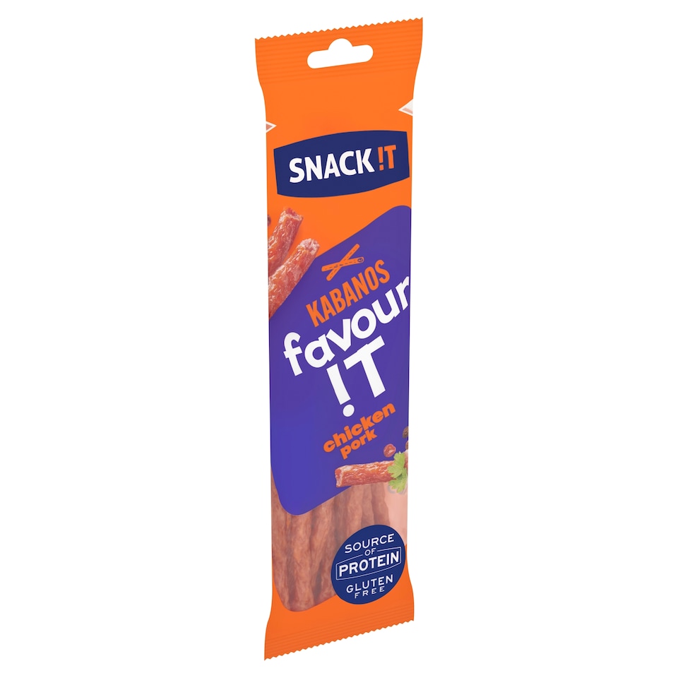 Obrázek 1 pro produkt Snack !t Klobásky z kuřecího a vepřového masa 85g