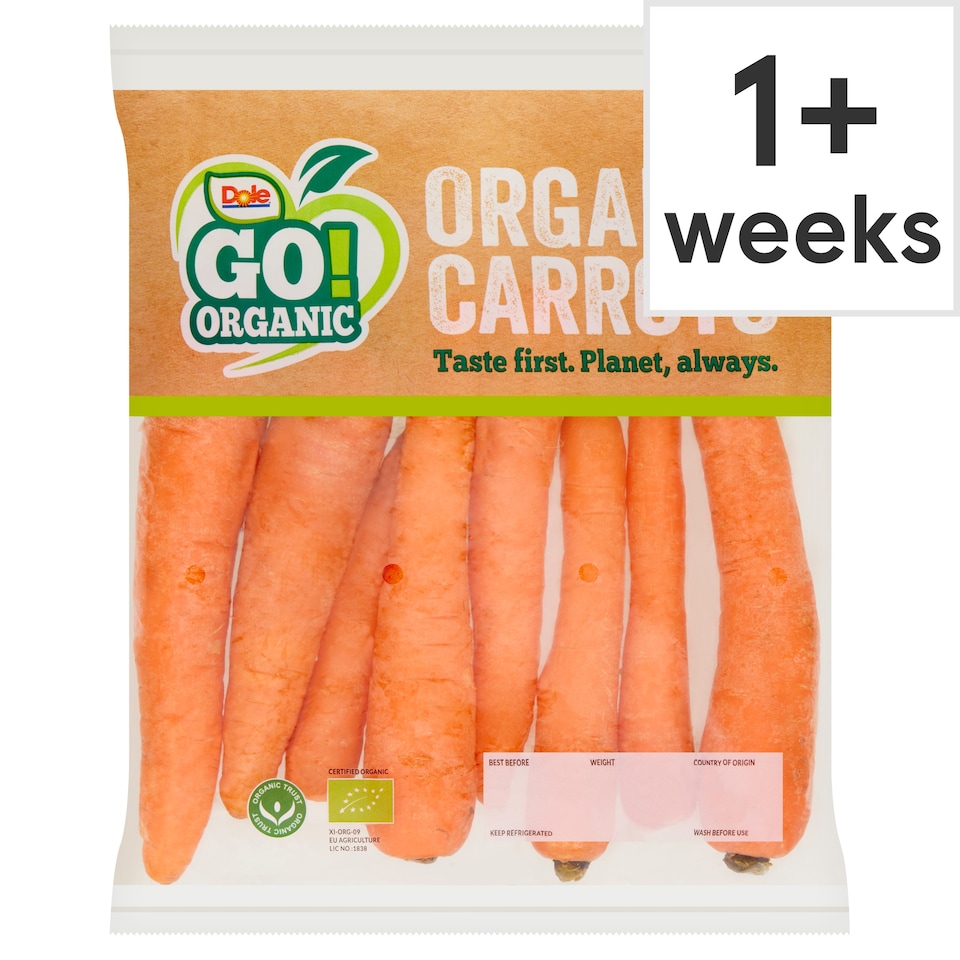 Dole Go Organic Carrots 700g