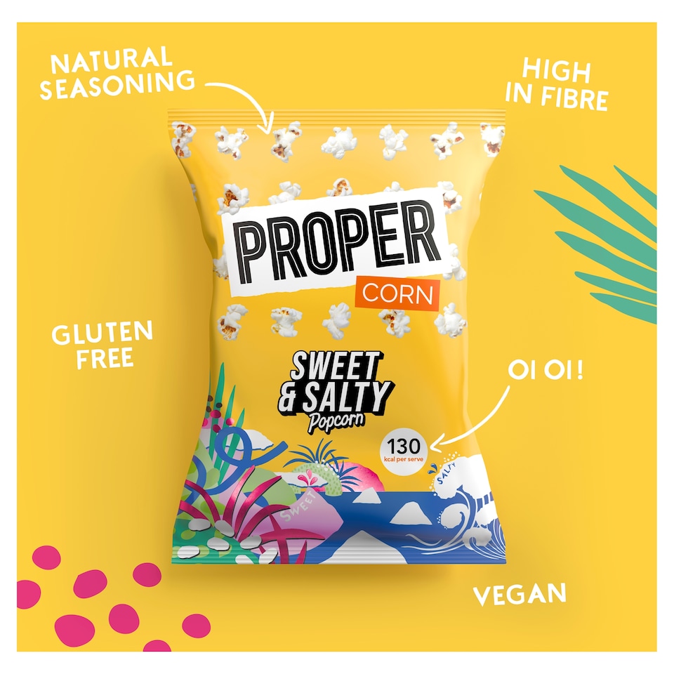 image 1 of Proper Sweet & Salty Popcorn Sharing Bag 90g