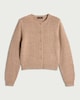 image 4 of F&F Knitted Button Front Cardigan in Neutral