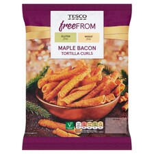Tesco Free From Maple & Bacon Tortilla Rolls 150G
