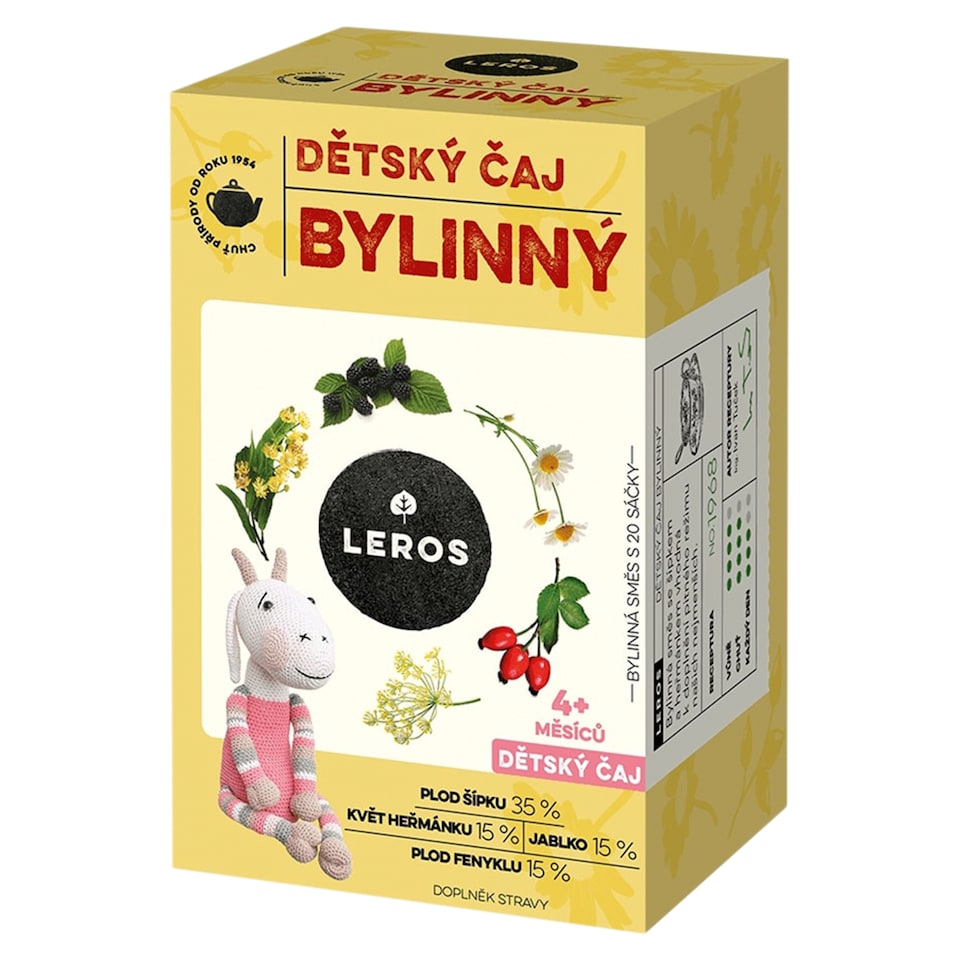 Leros Baby Detský čaj bylinkový 20 x 1,8 g (36 g)