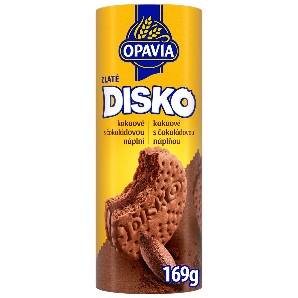 Opavia Disco Cocoa Biscuits with Chocolate Filling 169 g