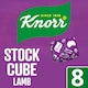 image 1 of Knorr Lamb Stock Cubes 8x10g