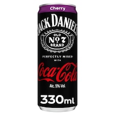 Jack Daniels & Coca-Cola Cherry 330ml Can