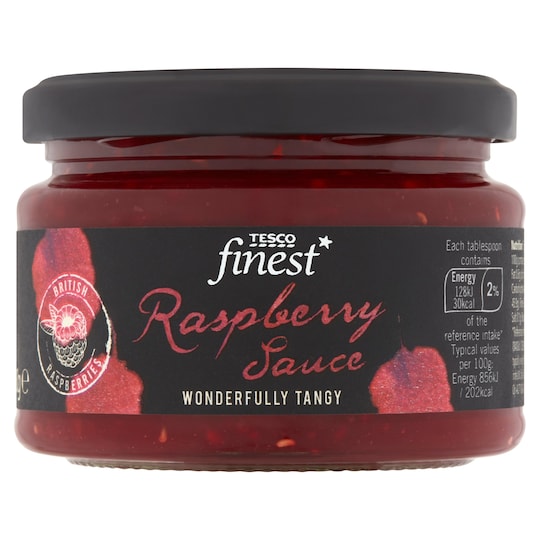 Tesco Finest Raspberry Sauce 250G Tesco Groceries