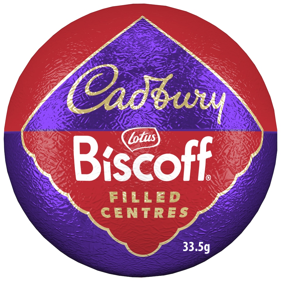 Cadbury Lotus Biscoff Filled Centres 33.5g