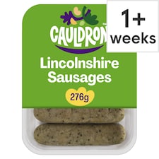 Cauldron Foods Lincolnshire Sausages 6 Pack 276G