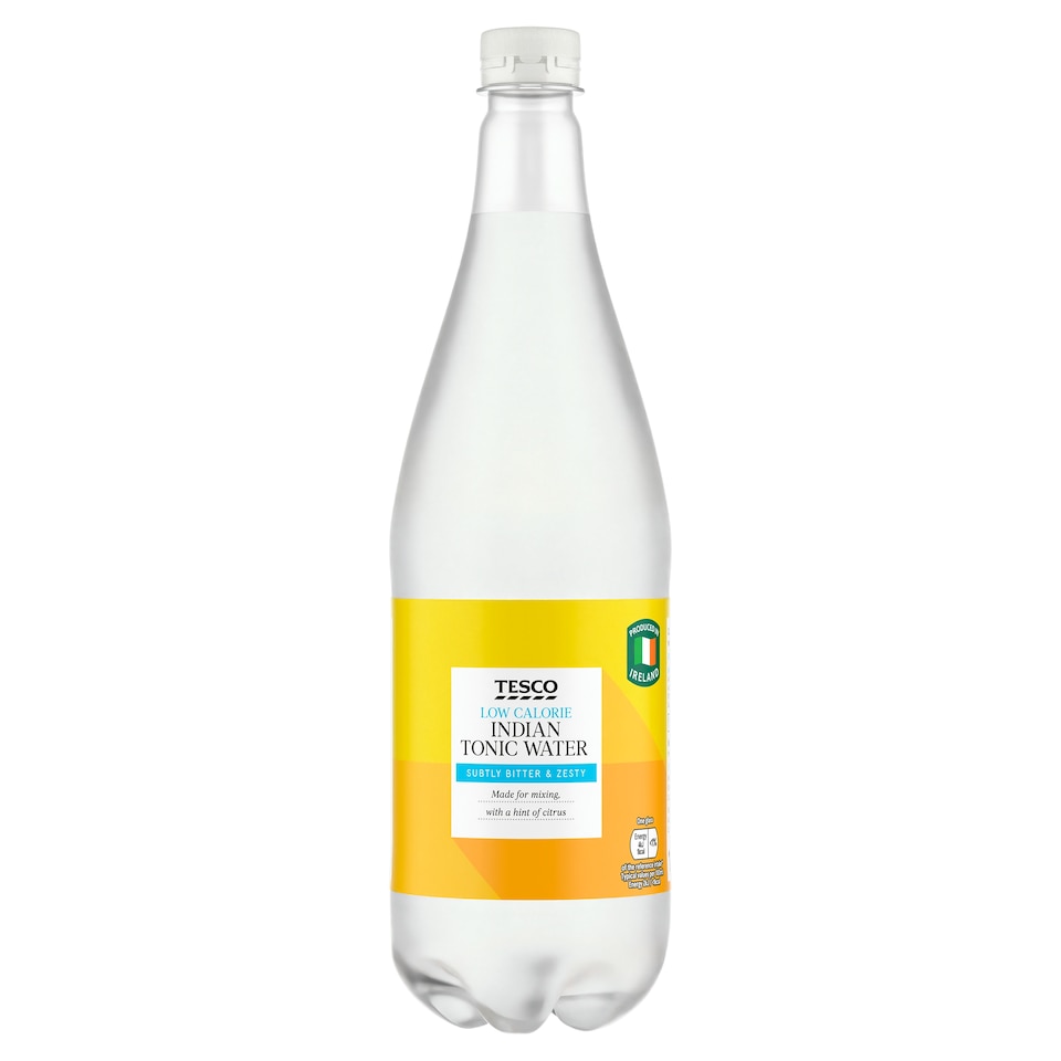 Tesco Low Calorie Indian Tonic Water 1 Litre