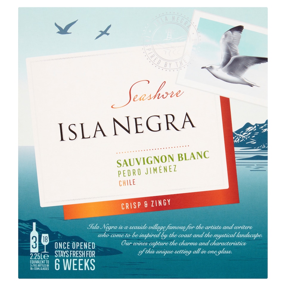image 1 of Isla Negra Sauvignon Blanc Wine Box 2.25L