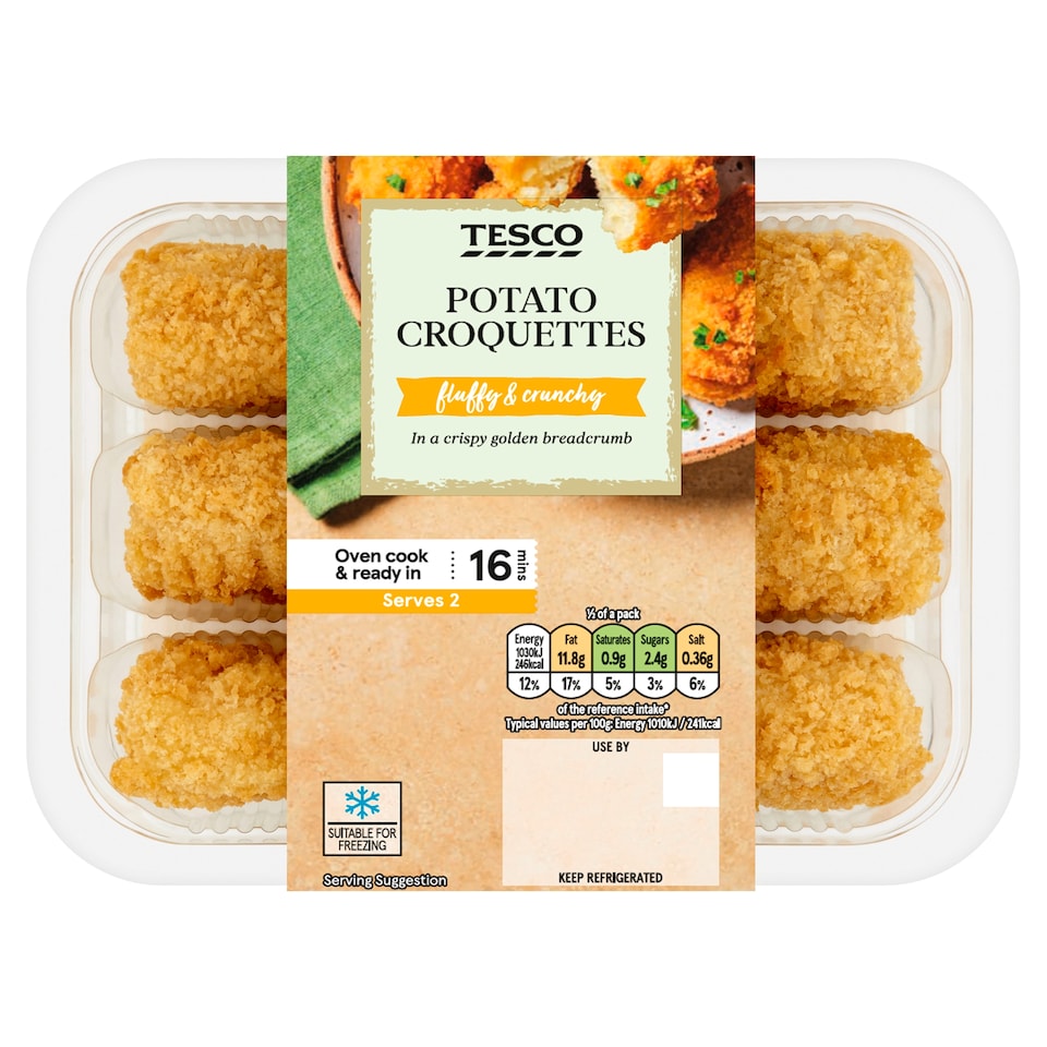 Tesco Potato Croquettes 220g 