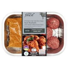 Tesco Finest 8 Northern Irish Aberdeen Angus Beef Meatballs with a Tomato & Mascarpone Sauce - 427g