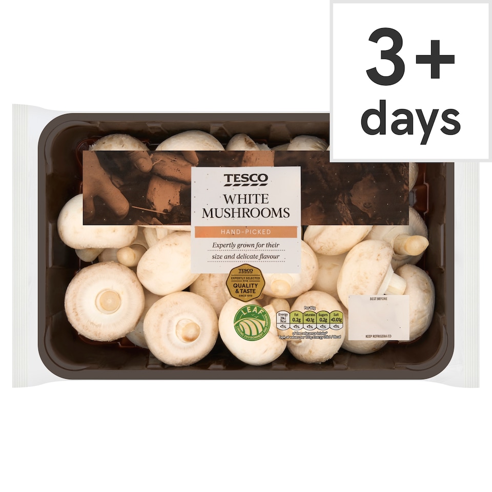 Tesco Family Pack Mushrooms 625G