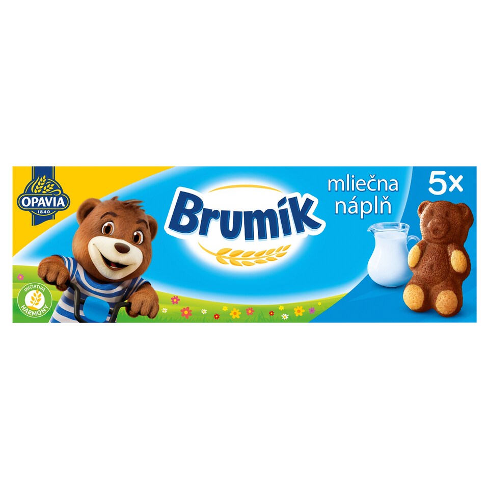 Opavia Brumík Mliečna náplň jemné pečivo 150 g
