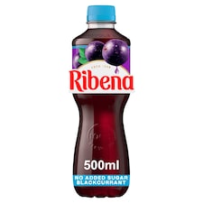 Ribena Blackcurrant Juice Drink No Added Sugar 500ml