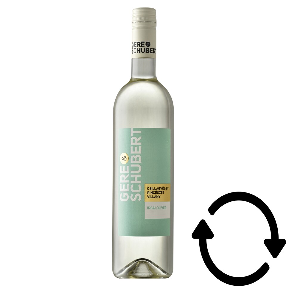 Gere - Schubert Irsai Olivér száraz fehérbor 11,5% 0,75 l