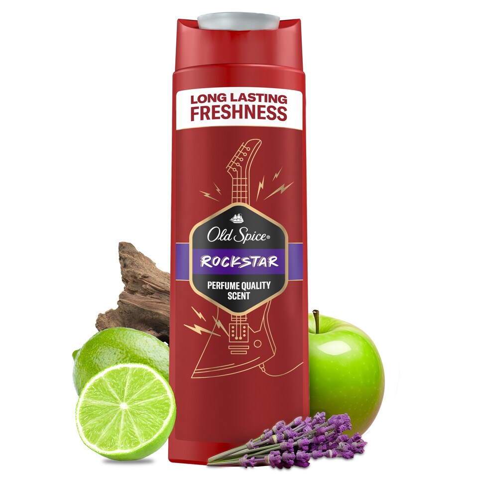 obrázok 1 z Old Spice Rockstar 3 V 1 Sprchový Gél A Šampón Pre Mužov 400ml