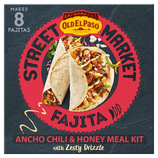 Old El Paso Hon & Ancho Chilli Fajita Kit 626g Tesco Groceries