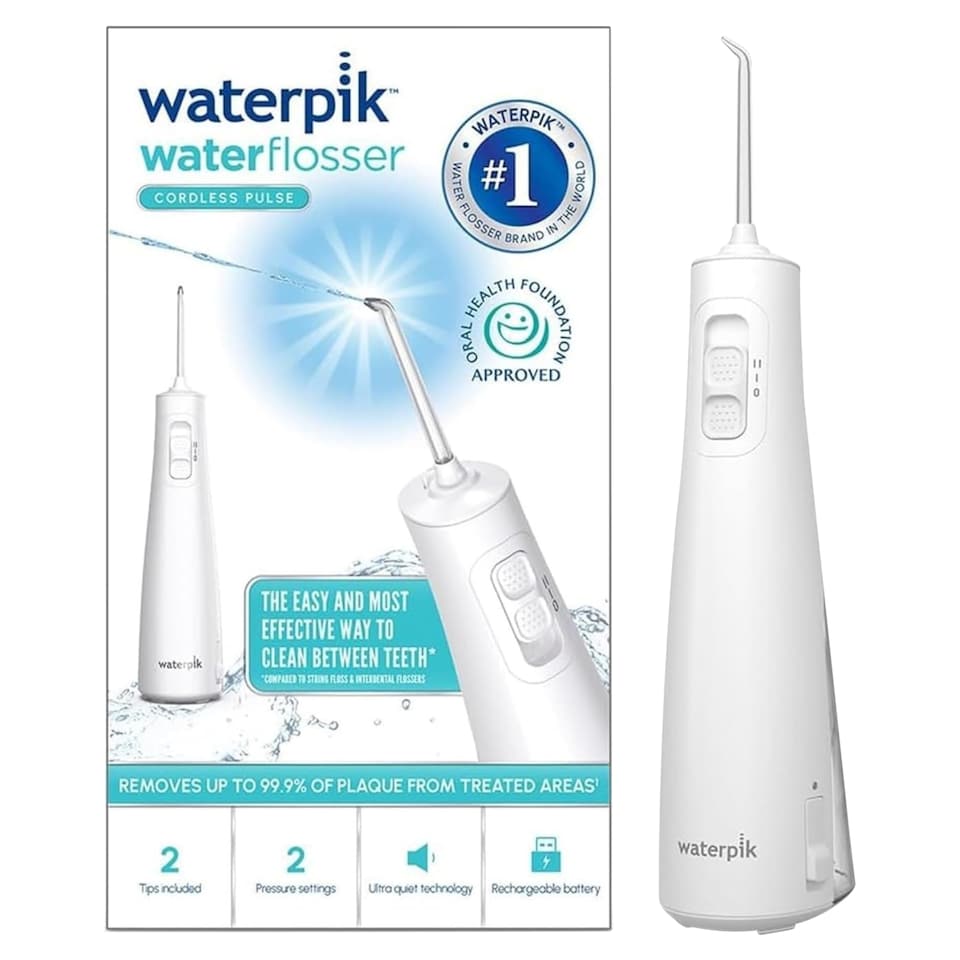 image 1 of Waterpik Cordless Pulse White Water Flosser