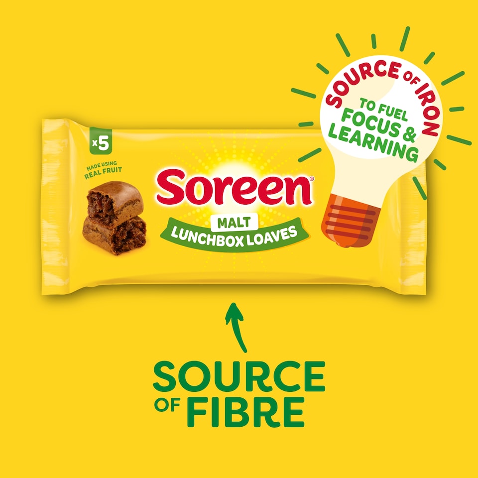 image 1 of Soreen Malt Lunchbox Loaves 5 Pack