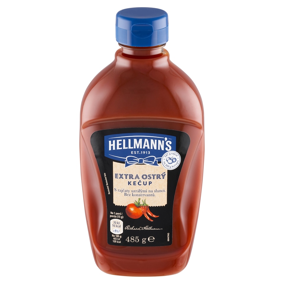 obrázok 1 z Hellmann's Kečup extra ostrý 485 g