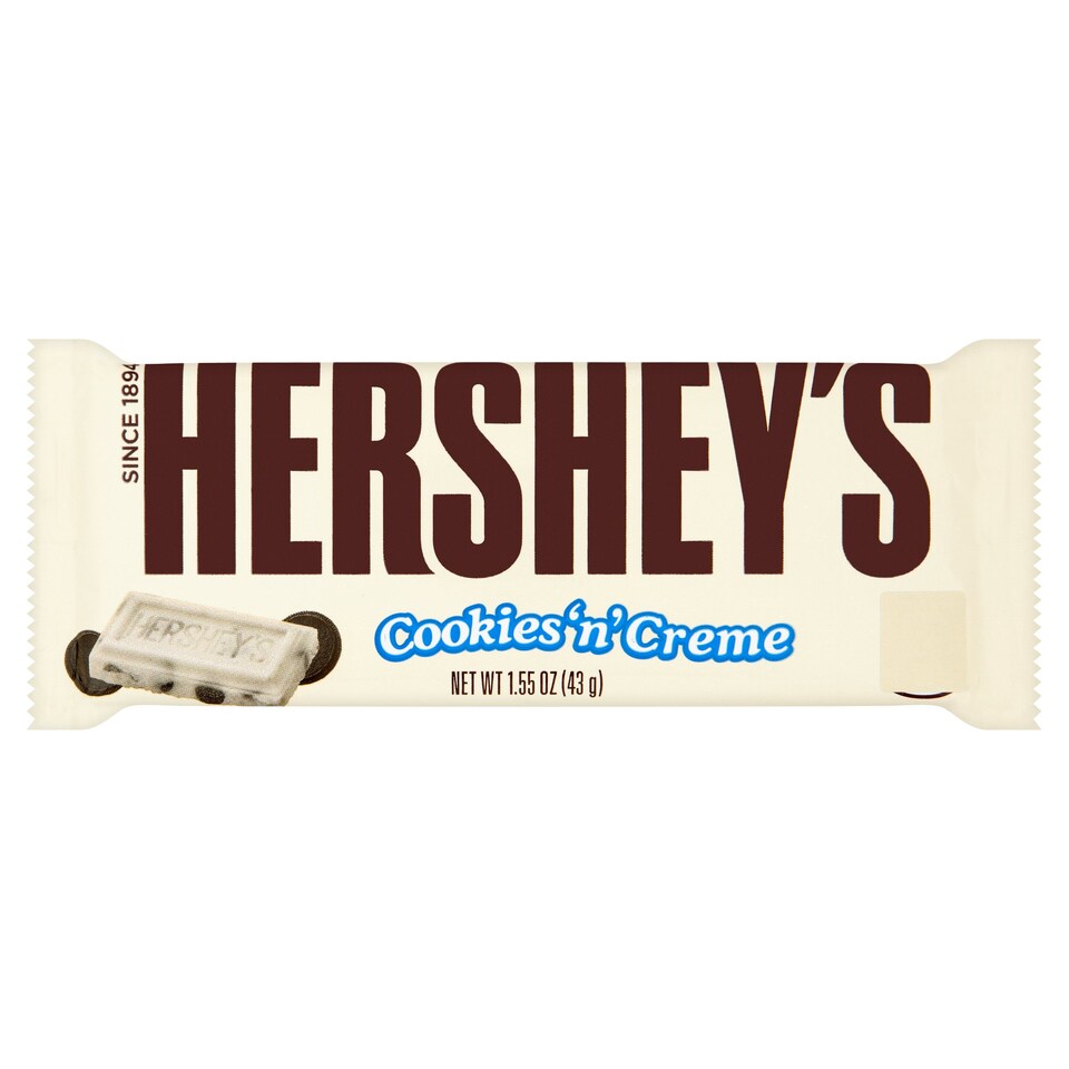 Hershey's Cookie N Creme Chocolate Bar 43G