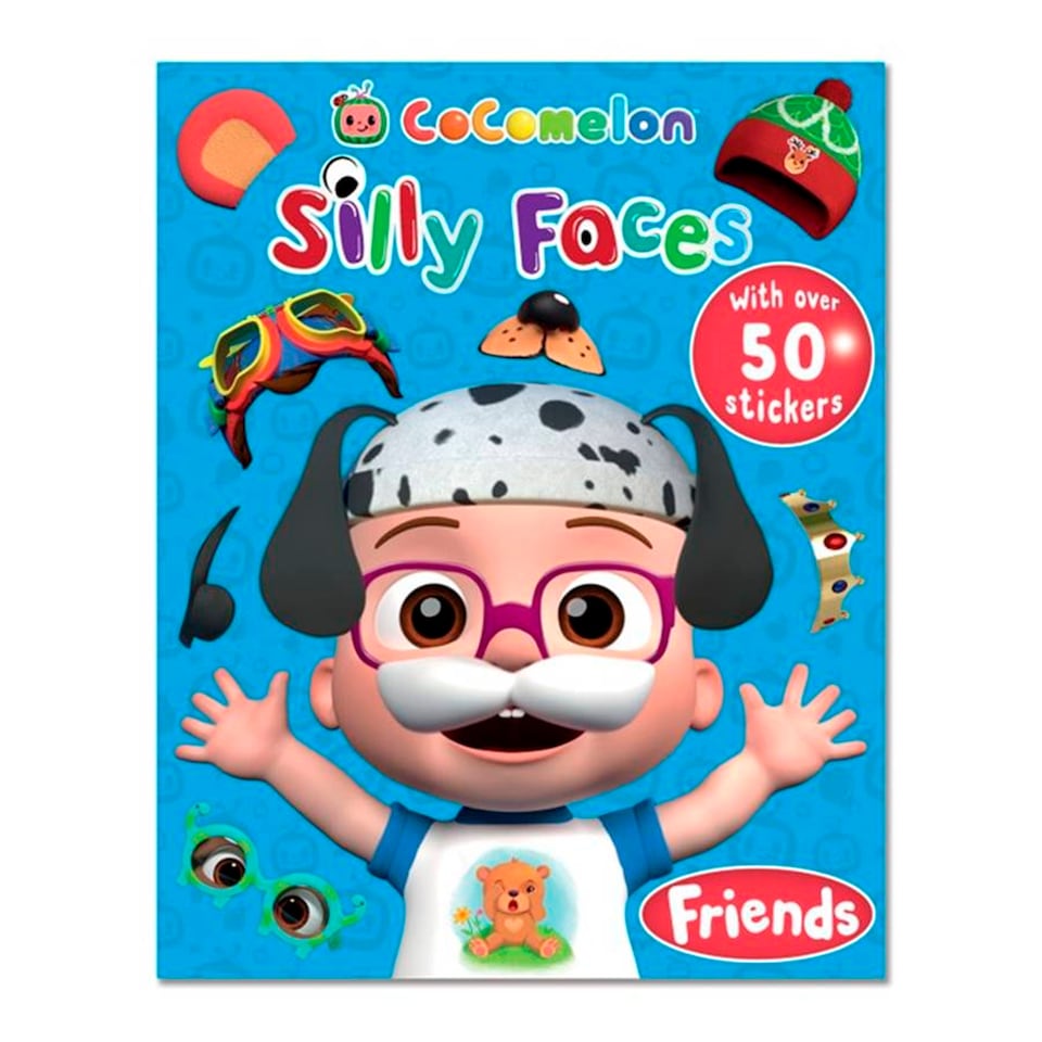 Cocomelon Silly Face sticker book