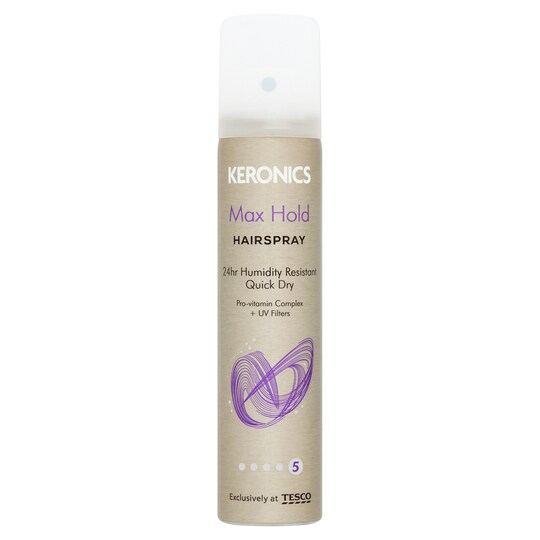 Keronics Max Hold Hair Spray 75Ml Tesco Groceries
