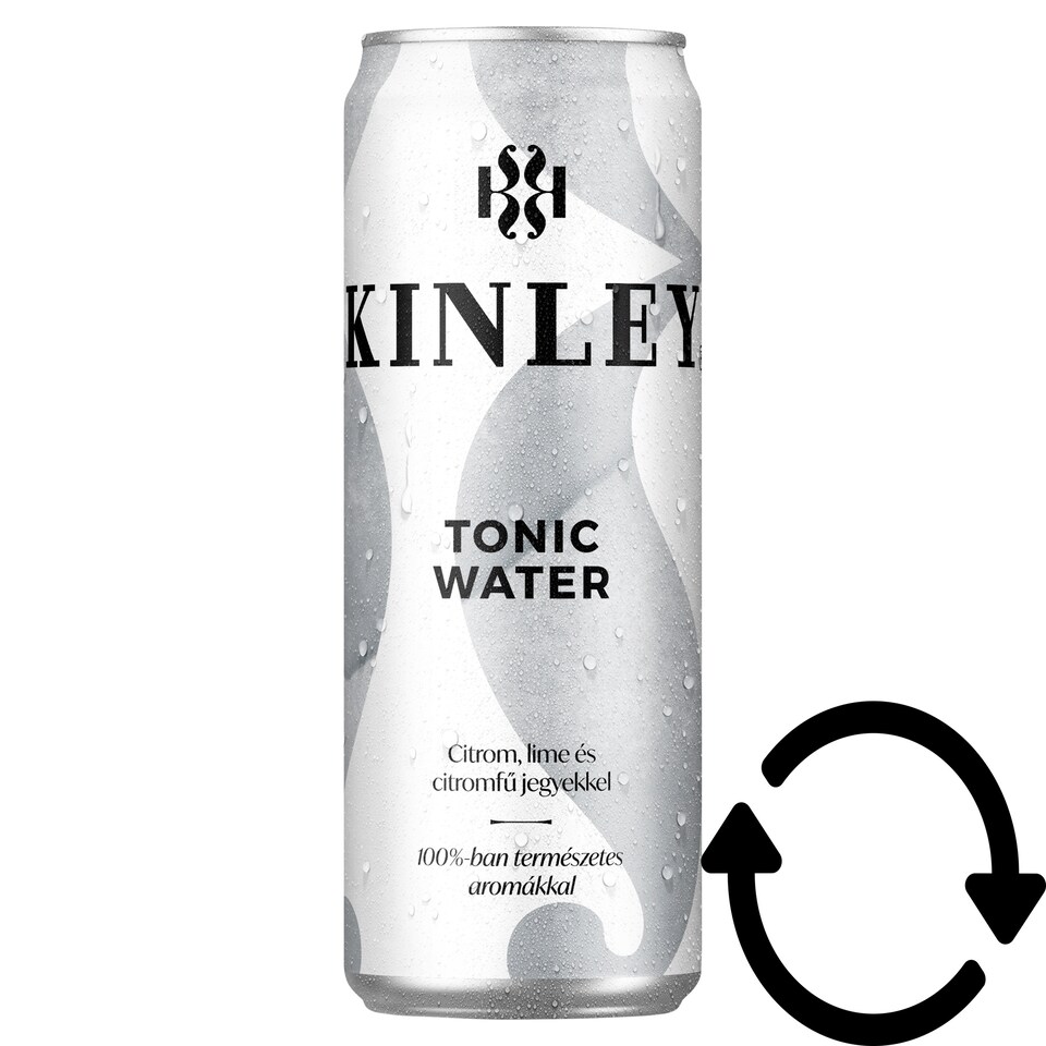 Kinley Tonic Water tonikízű szénsavas üdítőital 250 ml