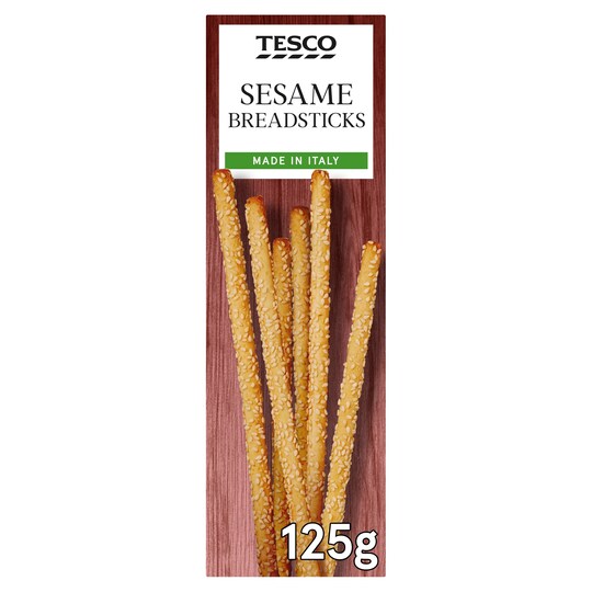 Tesco Sesame Breadsticks 125G Tesco Groceries