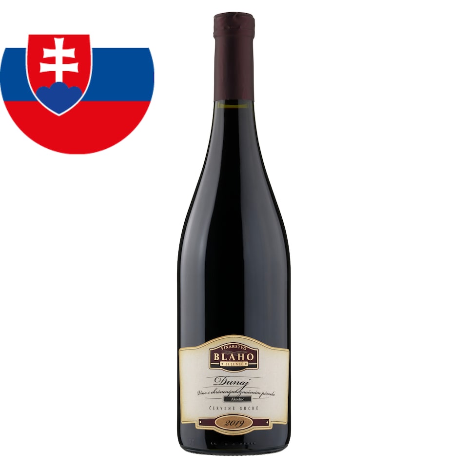 obrázok 1 z Vinárstvo Blaho Dunaj akostné víno červené suché 0,75 l