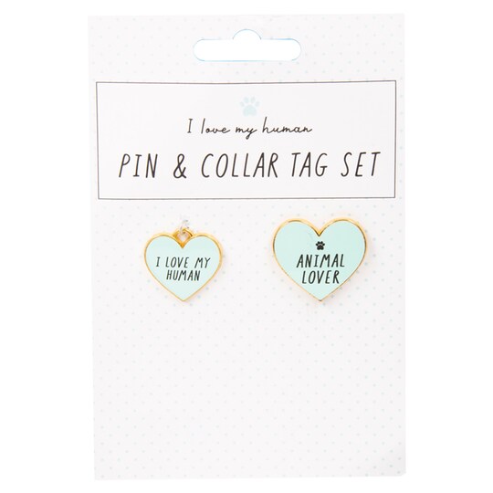 Badge And Pet Collar Tag Set