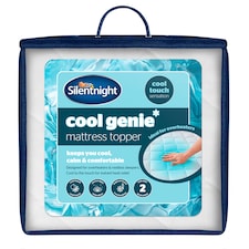 Silentnight Cool Genie White Mattress Topper - Double