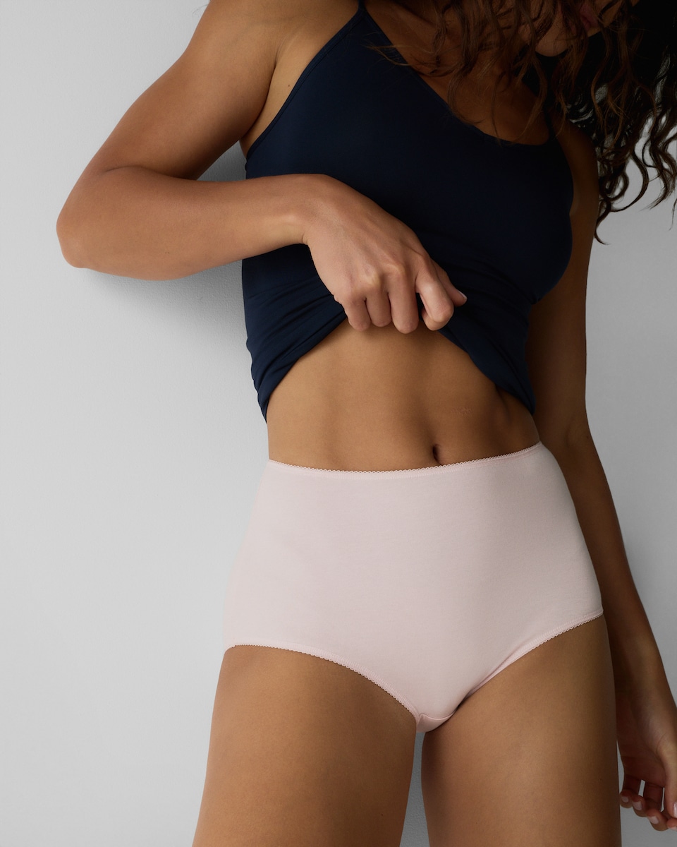 image 1 of F&F 5-Pack Cotton Rich Full Briefs in Multi