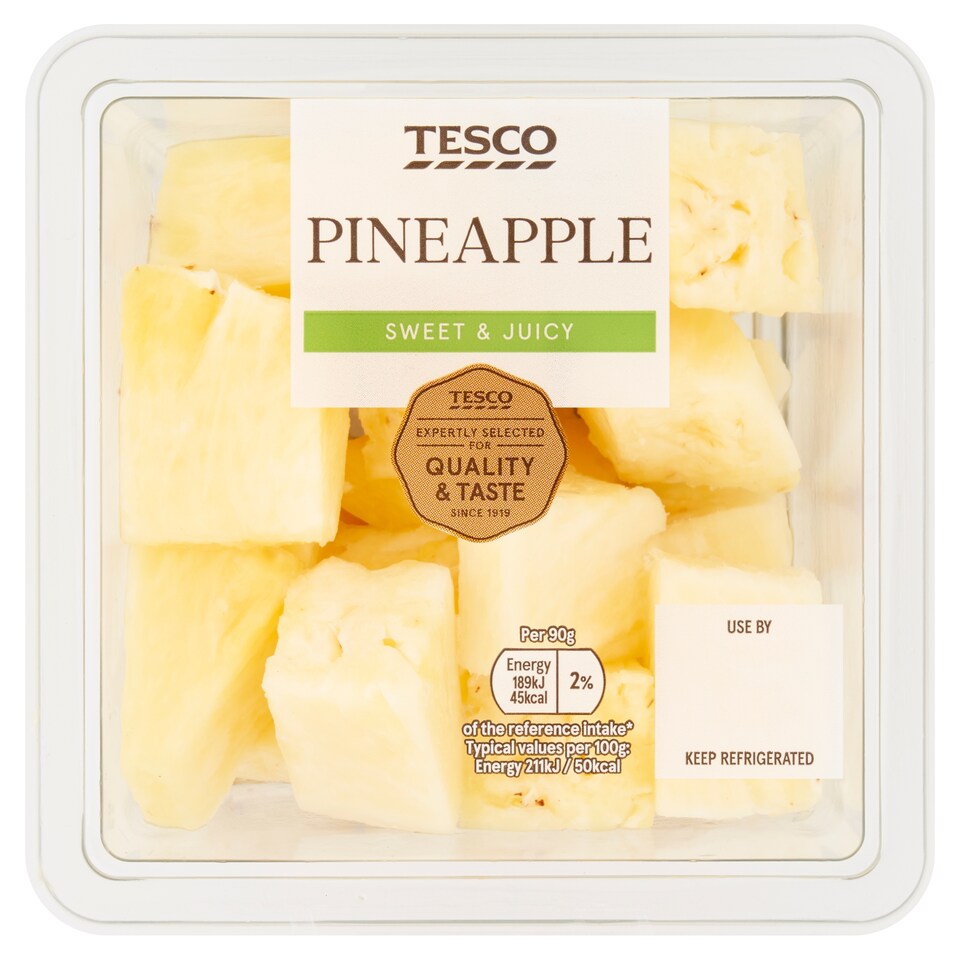 Tesco Pineapple Chunks 300G