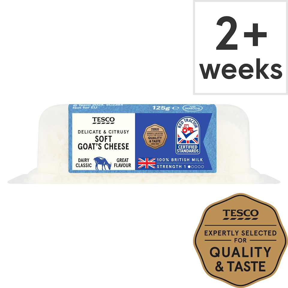 Tesco British Goats Cheese 125G