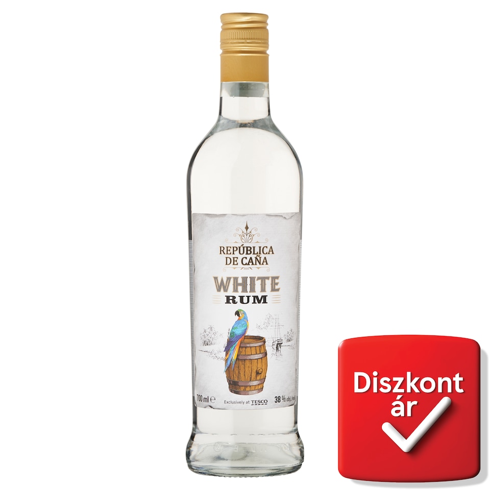 República de Caña White Rum 38% 700 ml