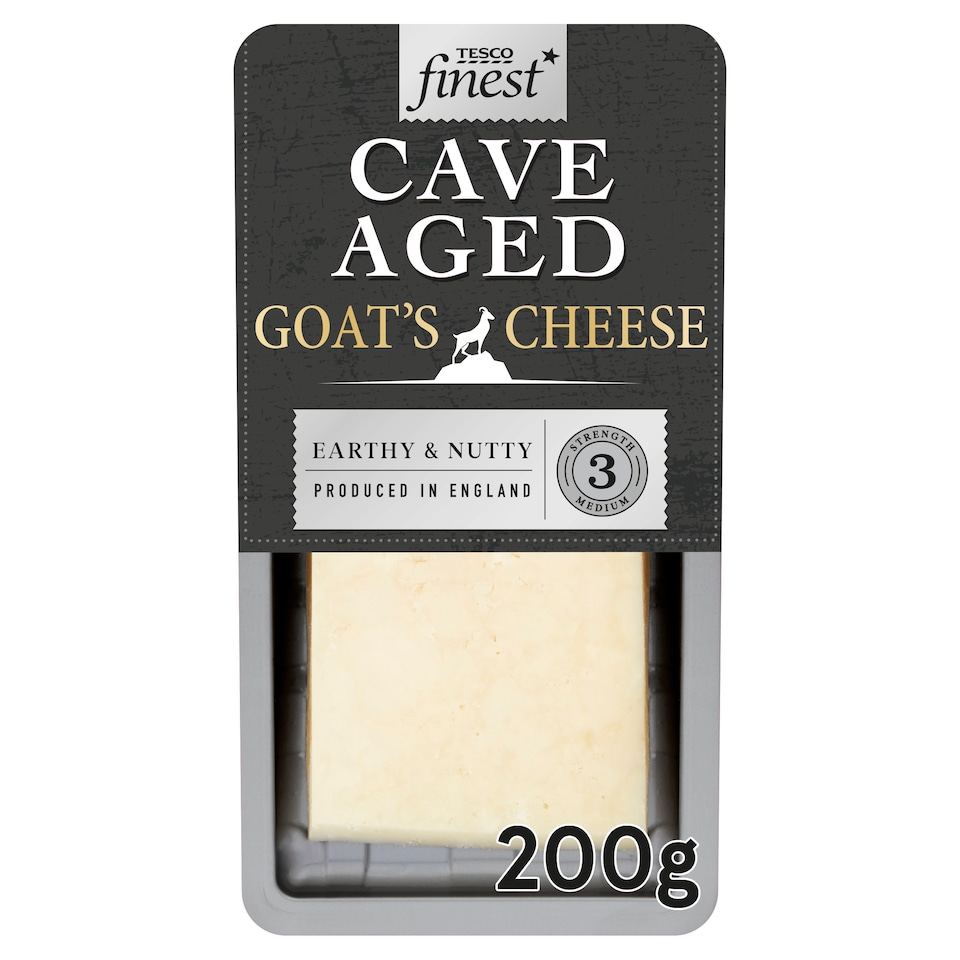 Tesco Finest Cave Aged Goat Cheese 200G